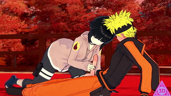 Hinata from Naruto in a super-hot hermaphroditism anime porn movie with sensuous forearm job and uncensored fucky-fucky